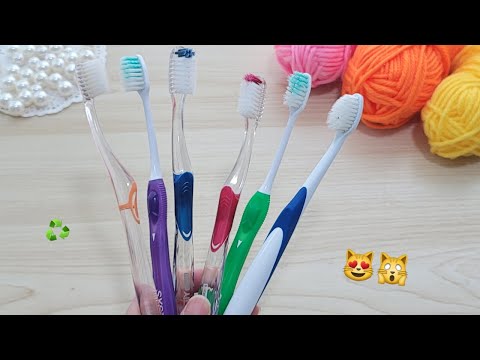 Don't Throw away Old toothbrush! Superb Ideas for the Home - Recycling craft ideas - DIY