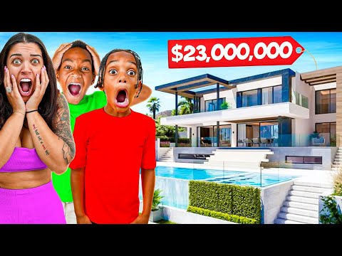 SURPRISING DJ & KYRIE WITH A NEW MEGA MANSION **THEY WENT CRAZY**