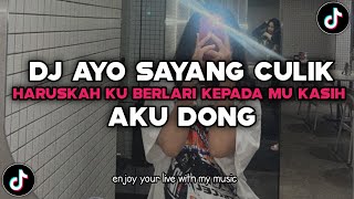 DJ HARUSKAH KU BERLARI KEPADAMU KASIH | DJ AYO SAYANG CULIK AKU DONG VIRAL TIKTOK 2024 REVERB