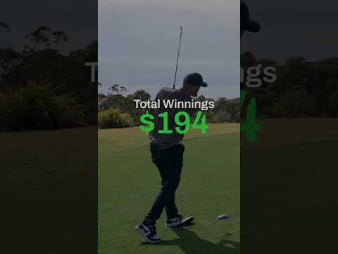 🏌️Being a Tour Pro for 30 days. Can I make a profit? 🤑 Full video on my channel #shorts #golf