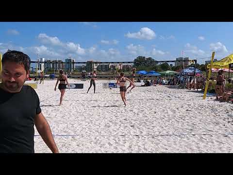 SSOVA's April Sand Key Park Women's Open - Biegelmeyer/Vercosa vs Marien/Schrock Set 2