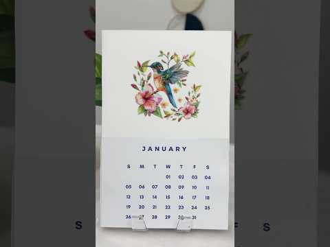 Desk Calendar 2025 🥳 #shorts #youtubeshorts #artandcraft