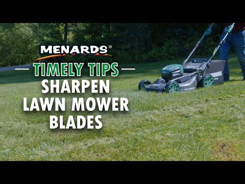 Timely Tips: How To Sharpen a Lawn Mower Blade | Menards