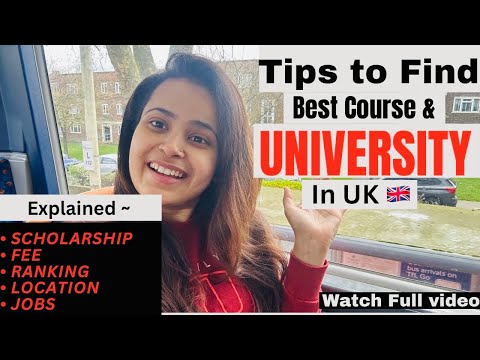 | How to Select BEST COURSE and UNIVERSITY in The UK🇬🇧| September intake 2024 | Ranking matters??