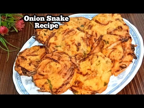 Onion Snack Recipe l evening Tea snacks recipe l jhatpat se Banaya Aasan nashta