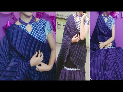 Aina Asif trendy neck design with princess cut blouse cutting & stitching full tutorial