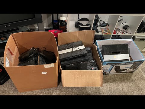 Facebook Atari 2600 and 5200 console lot testing