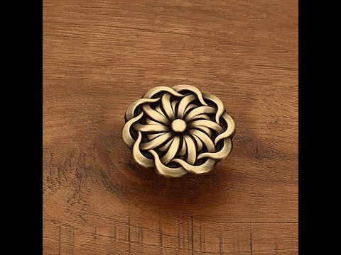 wskart Antique Brass Cabinet Knob/Drawer Cabinet Knobs/Wardrobe Door  KB4010AB#wskart #knobs