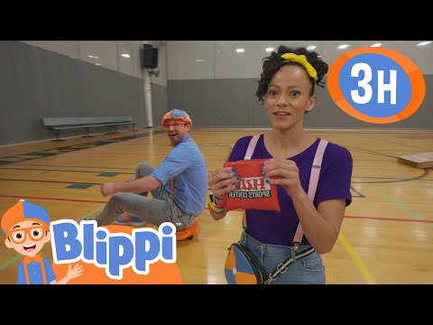 Fun and Games at The HUB Sports Center! | Blippi | Kids TV Shows