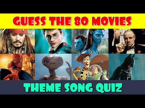 Guess the Movie Theme Song Quiz (80 Movies)