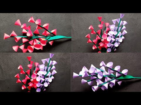 Beautiful and Easy Paper Flowers| Paper Flowers Making at Home|DIY Decorations Ideas|