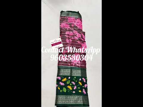 💥Soft designer floral weaving sarees with pichwai design weaving border💥r#sarees#ytshorts#trendy#