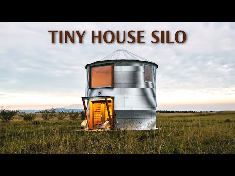 Grain Silo Tiny House! - 460sqft Airbnb Tiny Home Tour!