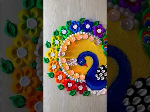 Rangoli designs for beginners #rangoli#rangolidesigns #rangoliforbeginners #shorts