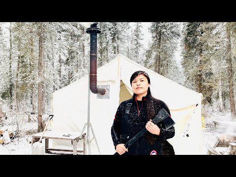 HOW HOT WILL A HOT TENT GET || -29° WINTER CAMPING