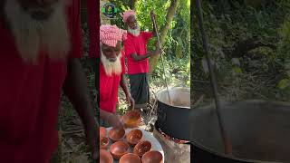 Taro Leaf & Broiler Cooking #villagegrandpacooking #food #grandpacooking