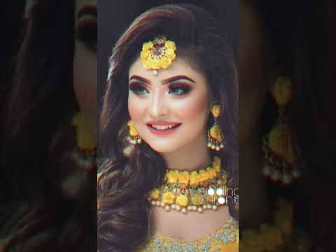 Haldi Look for Bride| Haldi Makeup Idea😍❤️#haldimakeup #haldiceremony #ytshorts #shorts #viral