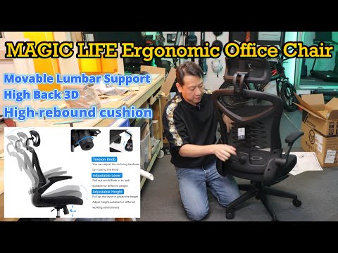 Magic Life Neo Ergonomic Office Chair with Adjustable Backrest review by Benson Chik