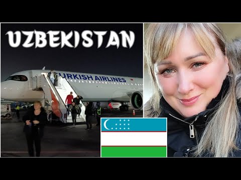 FIRST MOMENTS IN UZBEKISTAN 🇺🇿 TURKISH AIRLINES FLIGHT 🇹🇷