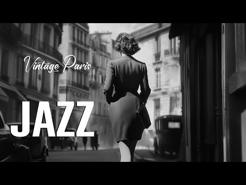 Vintage Paris Jazz 🎶 Swinging Down the Streets of the 1930s-1940s | Classic Rhythms in Every Step