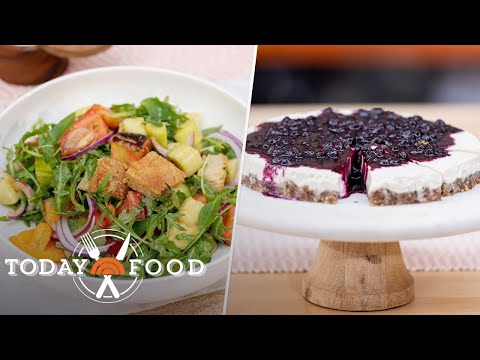 Chloe Coscarelli shares recipes for no-bake dinner and dessert