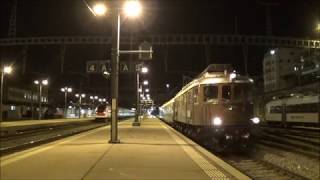 Ae 6/8 208 (Prestige Continental Express) 14.2.2018 in Neuchâtel