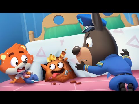 Monster Under the Bed | Good Habits | Sheriff Labrador Police Cartoon | BabyBus TV