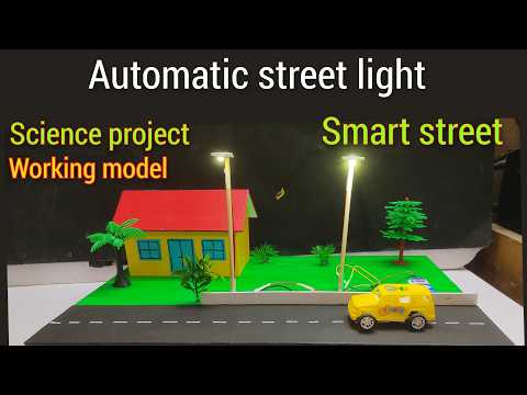 automatic street light working model science project | how to | #schoolproject #science