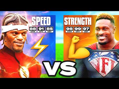 Speed vs. Strength, But It's Madden 25