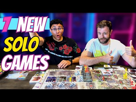 7 New Solo Board Games + The Great Wall Review