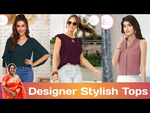 Designer Stylish Tops | Premium Quality | With Designer Sleeve | SUJATA'S COLLECTION