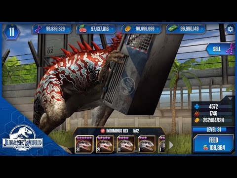 Indominus Rex Feeding Level 31 - Jurassic World: The Game