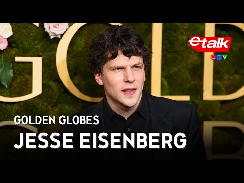 Jesse Eisenberg calls Kieran Culkin 'totally unpredictable' | Golden Globes Red Carpet