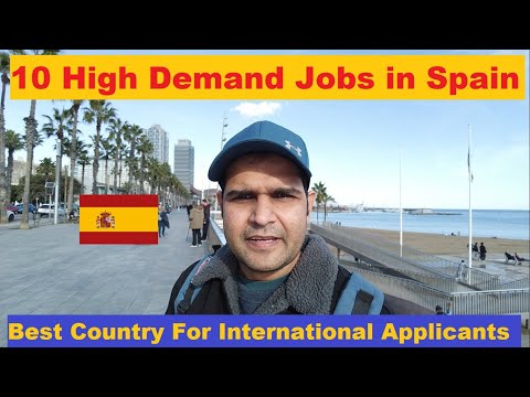 10 High Demand Jobs in Spain | Spain is a Good Country to Work (URDU VLOG)