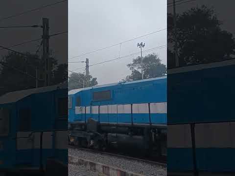 EMD(WDG-4) + ALCO(WDM -3D) LOCOMOTIVE. #indianrailways #train #railway #vkrailride