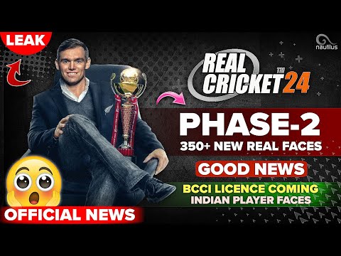 Good News Real Cricket 24 2nd Update  | India Licence, BCCI LICENCE | Real Cricket 24 Phase 2 Update