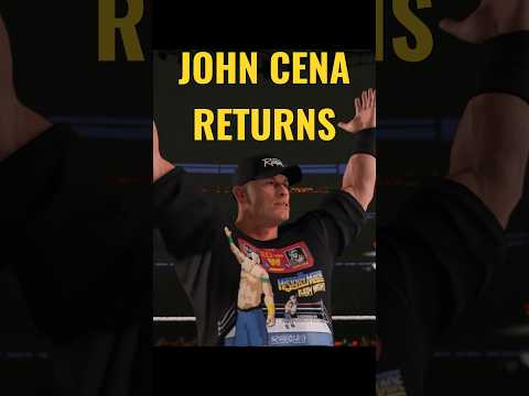 JOHN CENA EPIC Entry in ROYAL RUMBLE WWE 2K23  #shorts