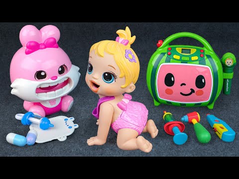 95 Minutes Bunny Ambulance Set, Satisfying Unboxing Disney Doctor Toys ASMR | Tina Unboxing Toys