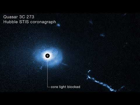 Hubble Revealed L-shaped Mysterious Structures Near Supermassive Black Hole!