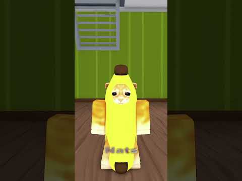 they were so mean to banana cat! :( (alex and steve to the rescue) #roblox #shorts