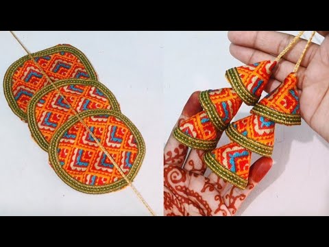 Easy and Beautiful Blouse Latkan Making at Home / Latkan Banane Ka Tarika / Latkan Design