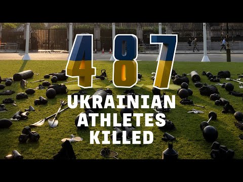 487 Ukrainian athletes killed