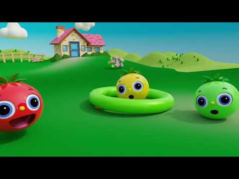 TOMATO Dance Party♪  Baby Sensory   fun dance animation with music    Eye Tracking for Babies