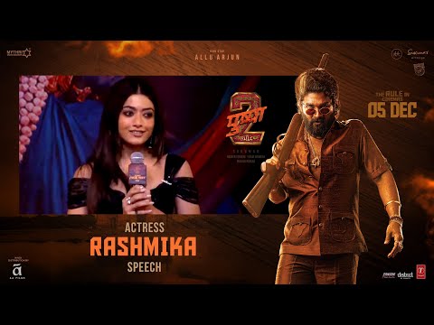 National Crush Rashmika | Pushpa 2 The Rule ICONIC Press Meet in Mumbai | Allu Arjun | Sukumar