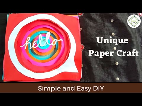 unique papercraft | Easy room decor #onlineart #diy #papercraft #handmade #kidscraft #roomdecor