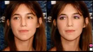 Digital Makeup Transformations - Charlotte Gainsbourg