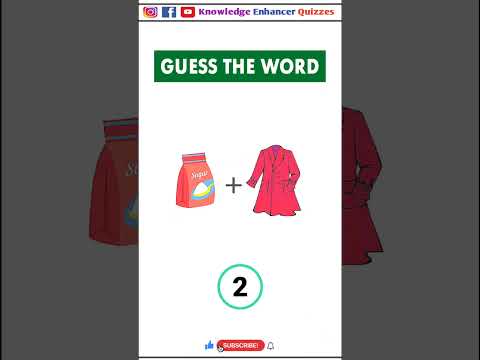 Guess the word by Emoji 🙄 #brainteasers #braintest #iqtest #intelligencetest #iq #shorts