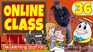 Online Kids Classes  #36 ♫ Funky Nursery Rhymes ♫ Online Preschool Class by The Learning Station