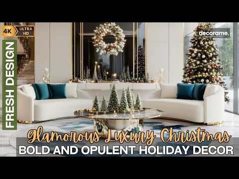 Glamorous Luxury Christmas 2024: Bold and Opulent Holiday Decor Trends