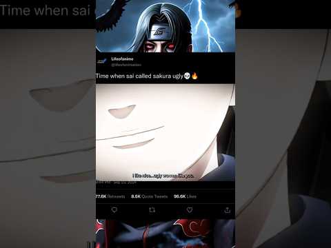 Time when sai wins all anime fans heart 💗❤️💀#naruto #kakashihatake #sai #sakura